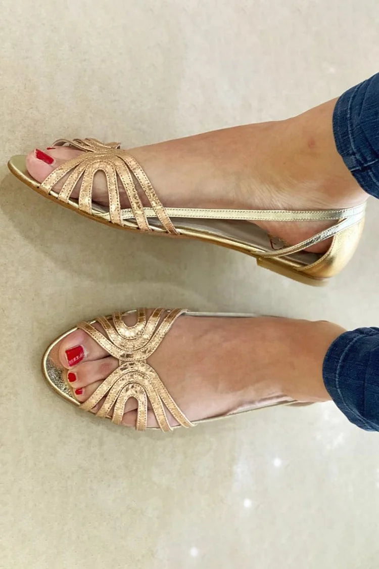 Solea | Thin Strap Flat Sandals