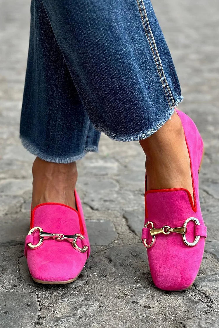 Franca | Loafer with Golden Buckle