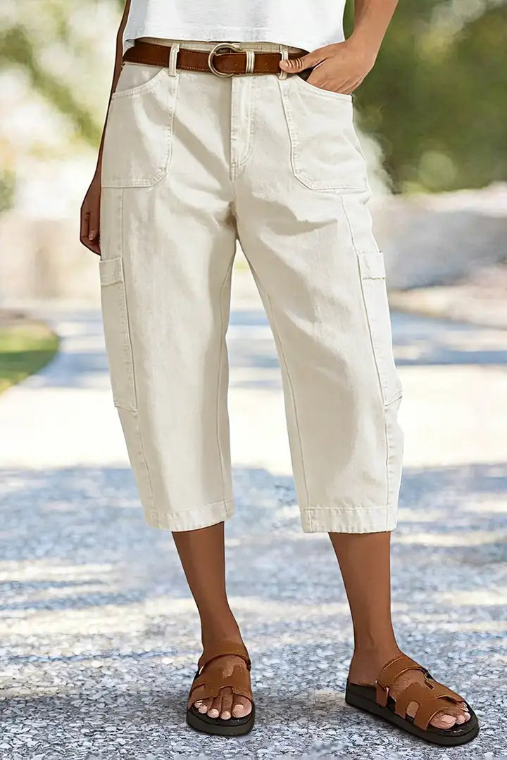 Harper | Casual Cargo Capri Trousers