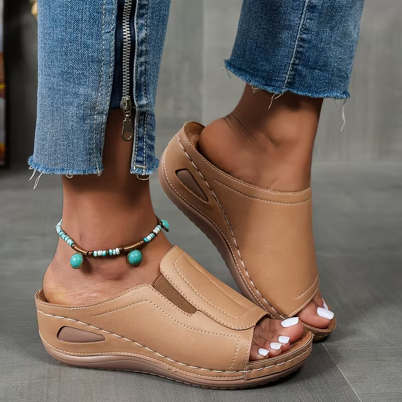 Naomi | Comfortable casual wedge sandals