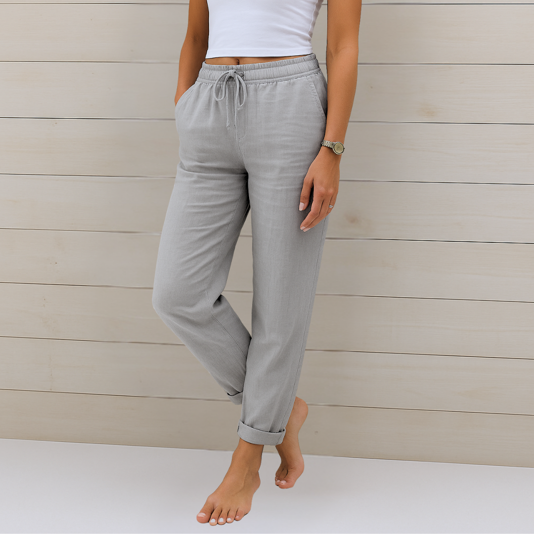 Lori™ | Premium Breathable Trousers with Elastic Waist