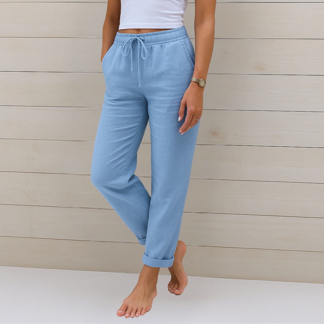 Lori™ | Premium Breathable Trousers with Elastic Waist