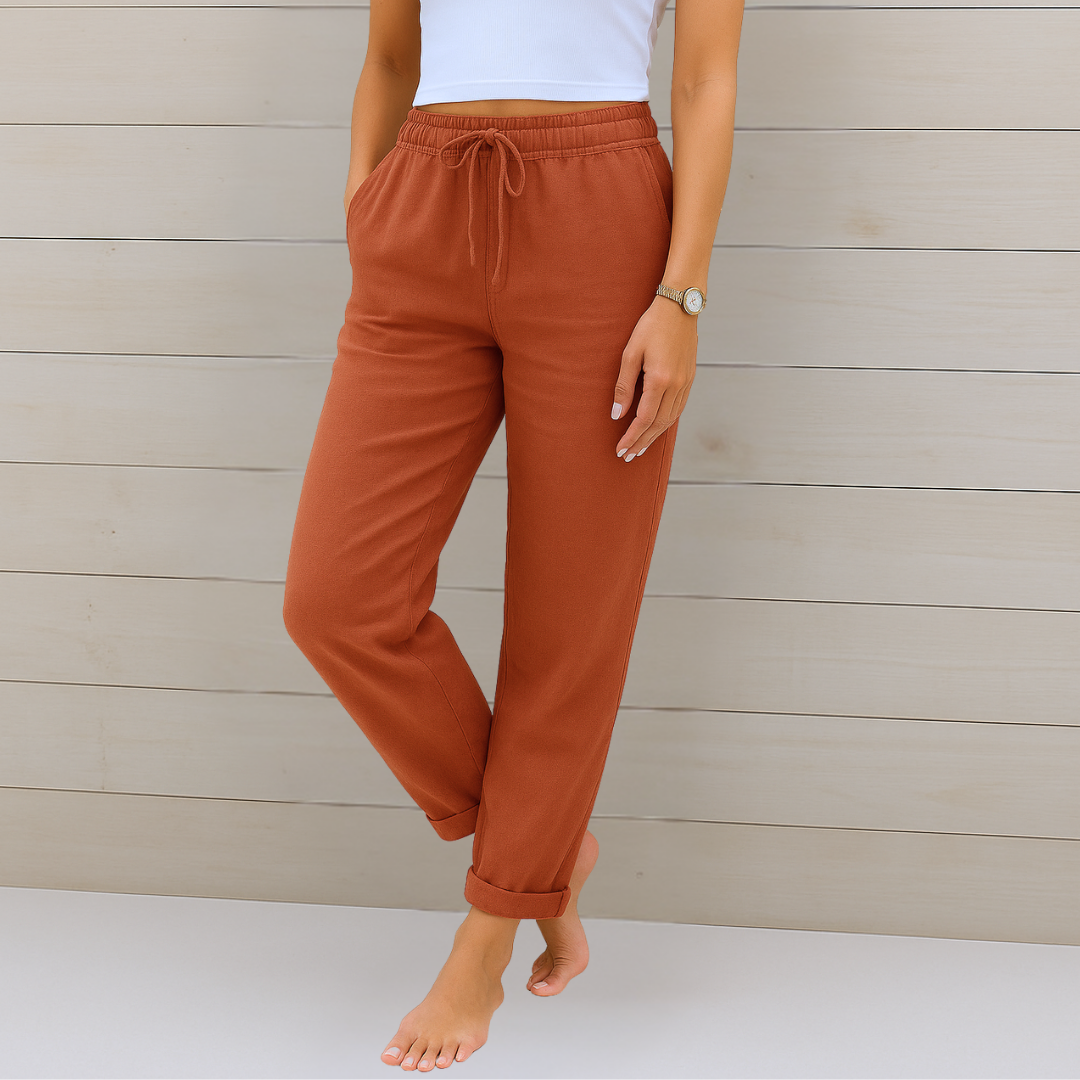 Lori™ | Premium Breathable Trousers with Elastic Waist