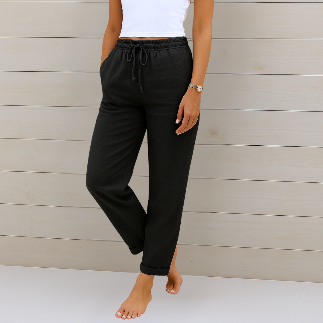 Lori™ | Premium Breathable Trousers with Elastic Waist
