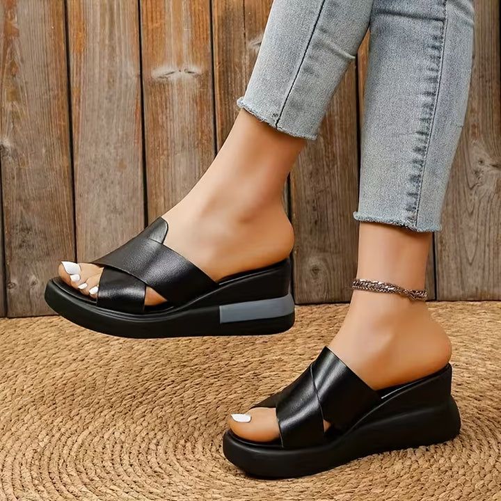 Coralie | Platform Wedge Sandals