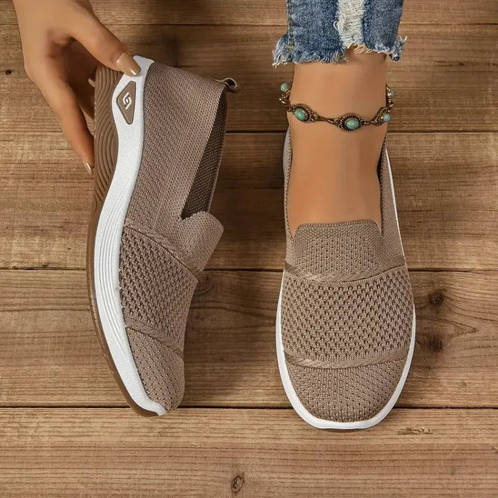 Odette Orthopaedic Comfort Sneakers - Khaki