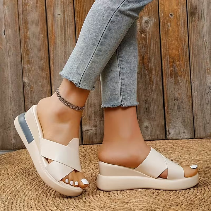 Coralie | Platform Wedge Sandals