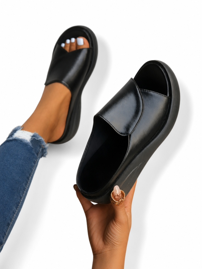 Eliza™ – Orthopaedic Slip-on Wedge Sandals