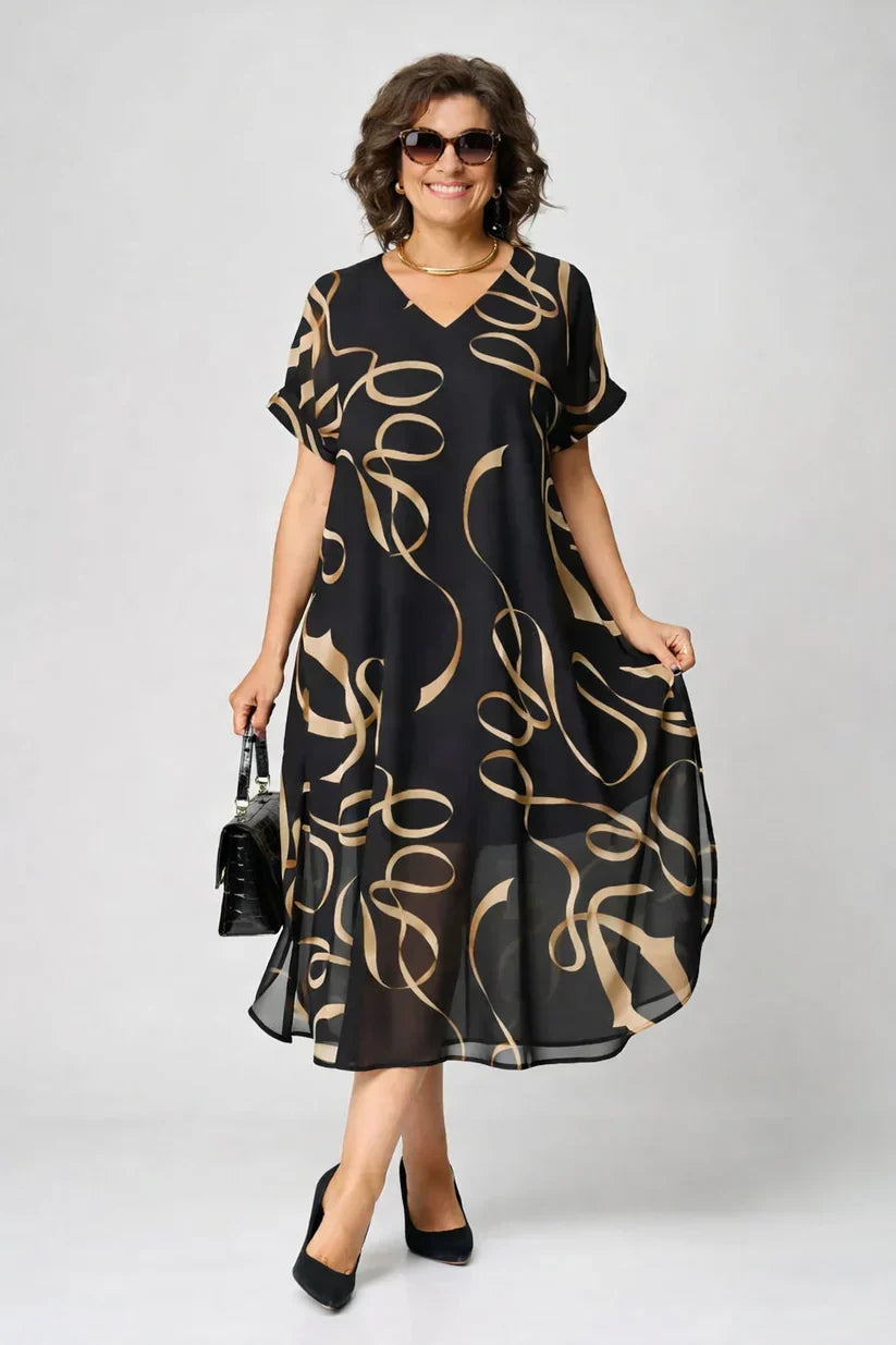 Noreen | Cozy Elegant Midi Dress