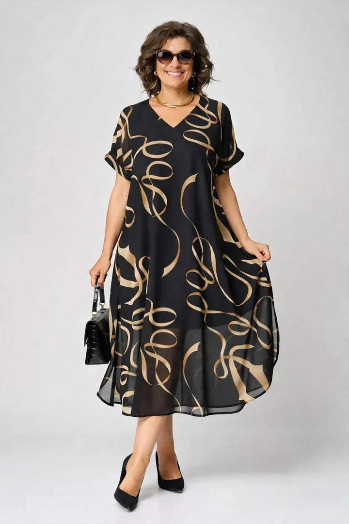 Noreen | Cozy Elegant Midi Dress