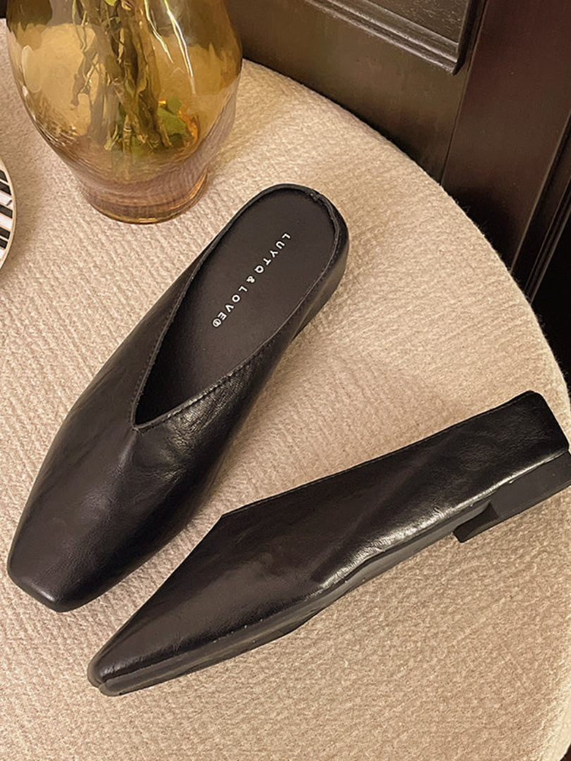 Vale | Vegan Leather Flats