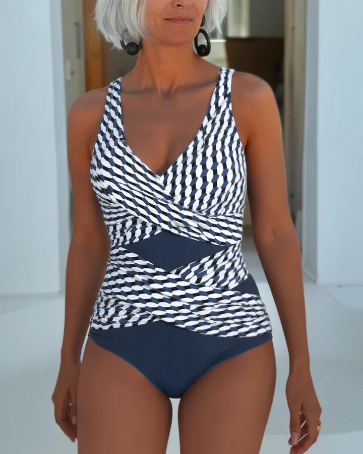Ashley | Cross-Back Swimsuit for Resort Casual Wear