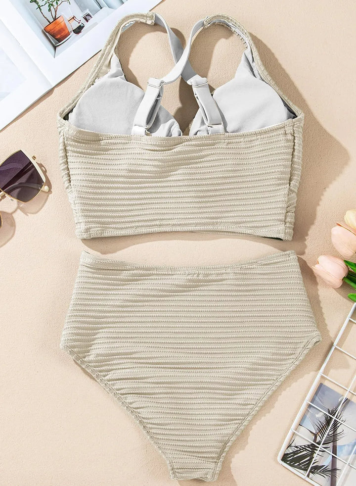 Coral | Wave Form Bikini