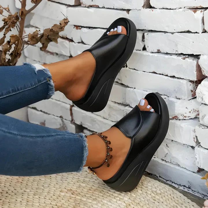 Eliza™ – Orthopaedic Slip-on Wedge Sandals