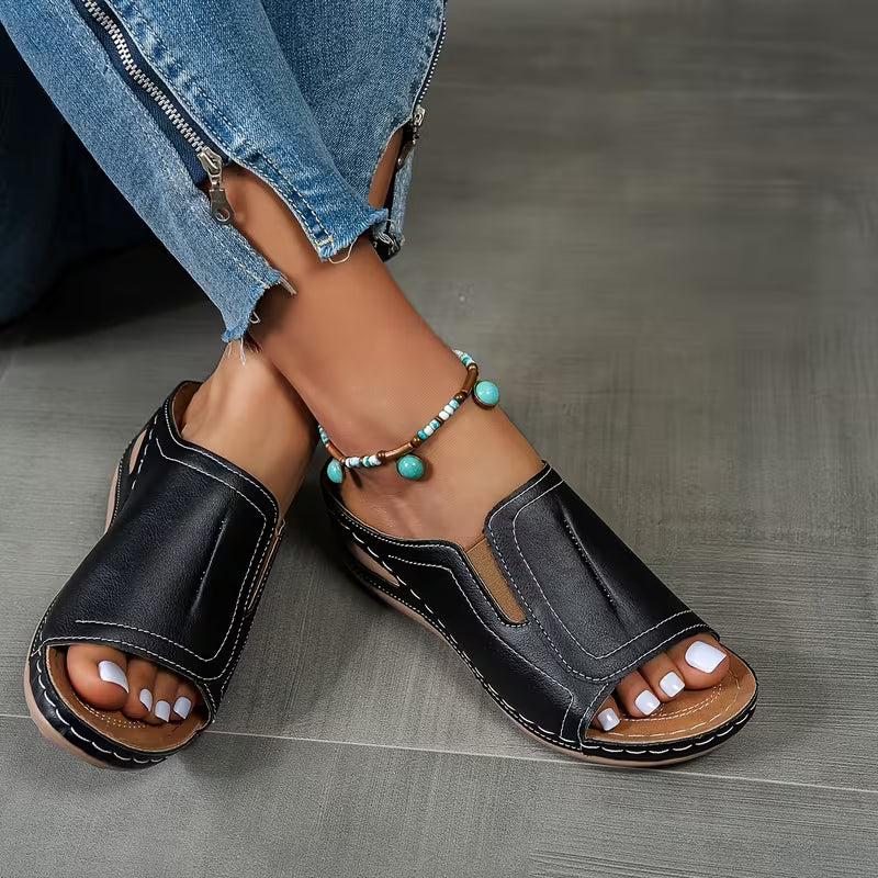 Naomi | Comfortable casual wedge sandals