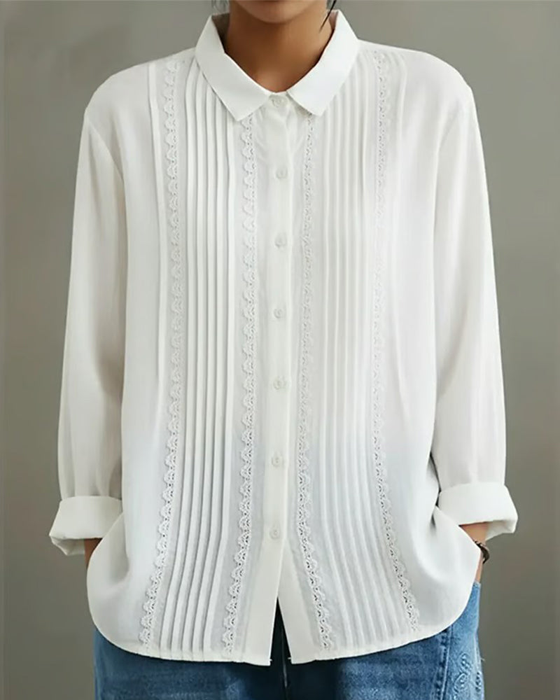 Patchessa | Elegant Patchwork Blouse