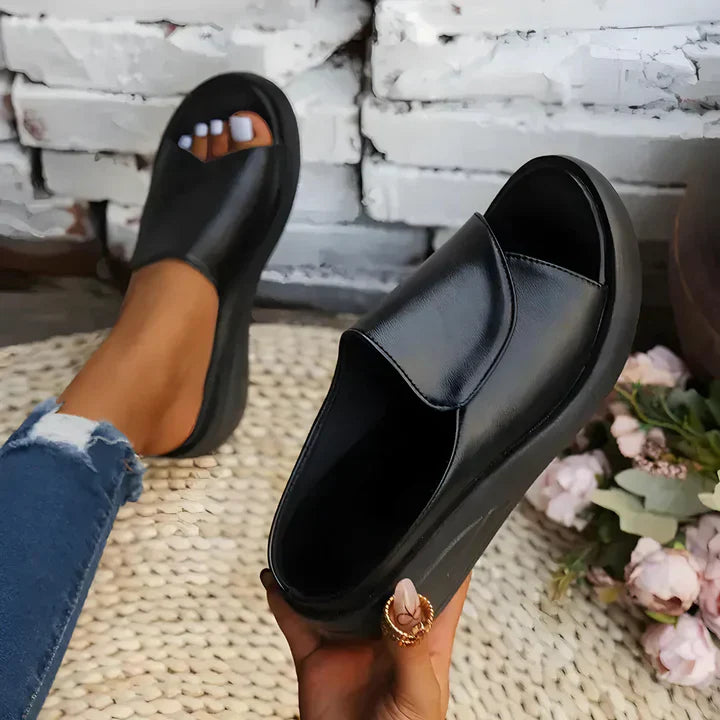 Eliza™ – Orthopaedic Slip-on Wedge Sandals