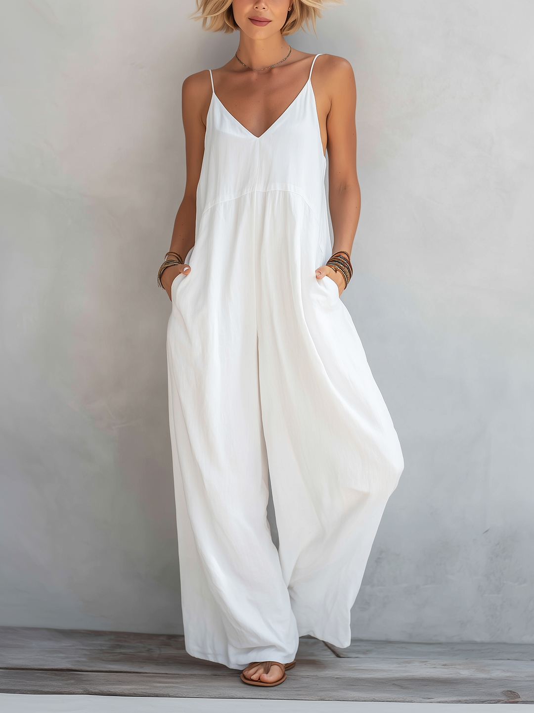 Amélie - Casual Sleeveless Jumpsuit