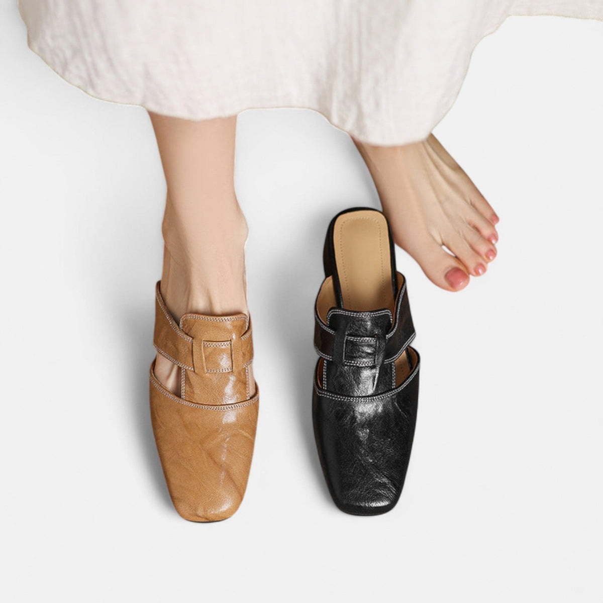 Andie Elegant Leather Sandals