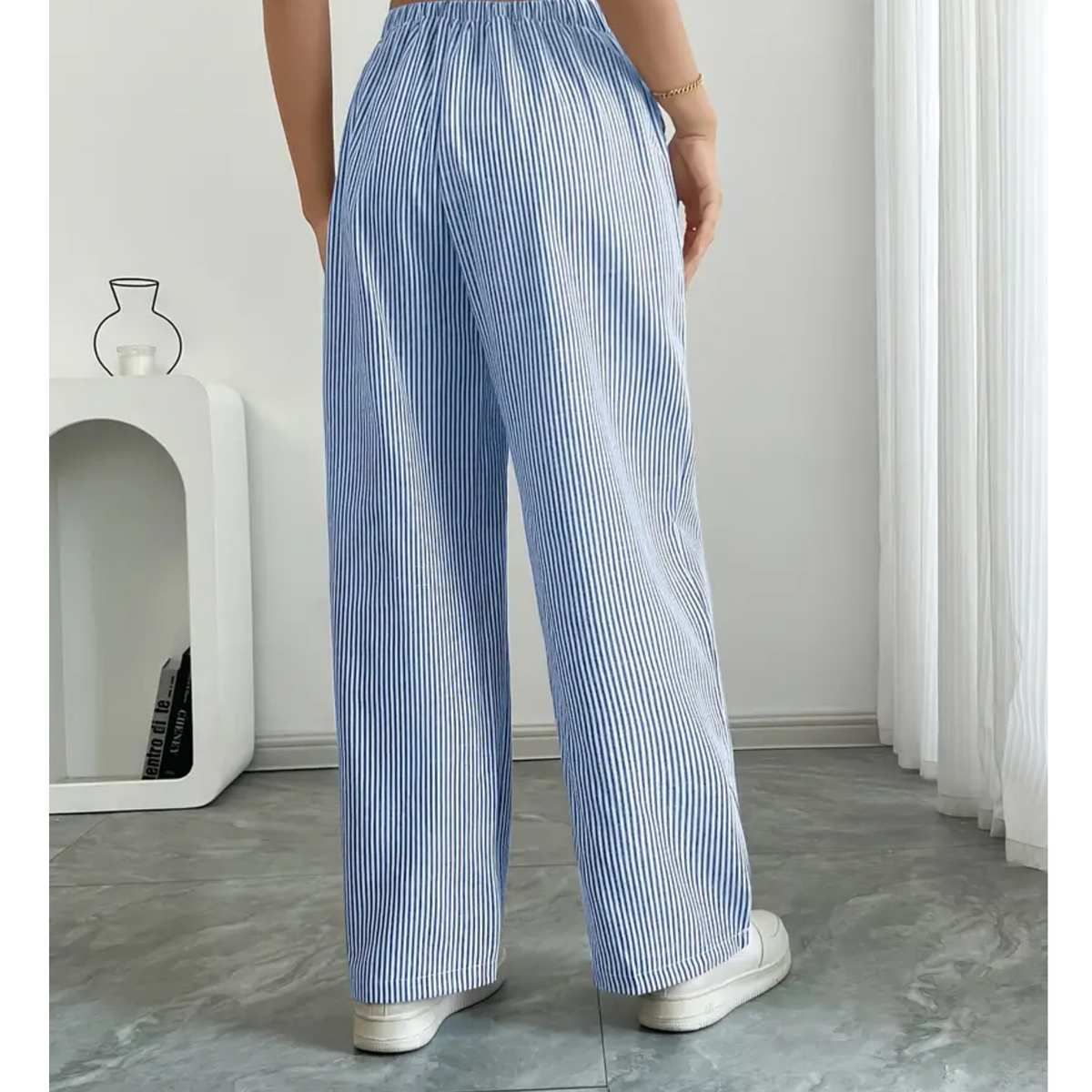 Amber™ | Striped Trousers With Pockets