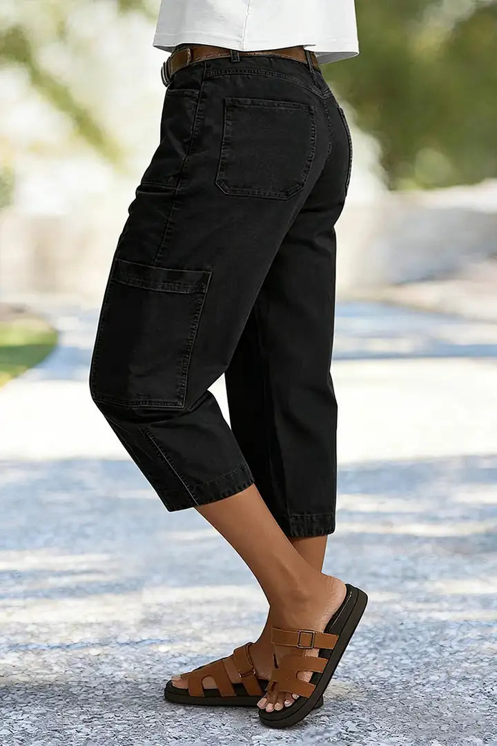 Harper | Casual Cargo Capri Trousers