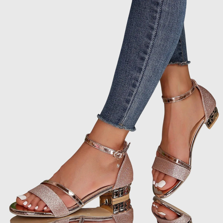 Beatrice Orthopaedic Sandals - Rose Gold