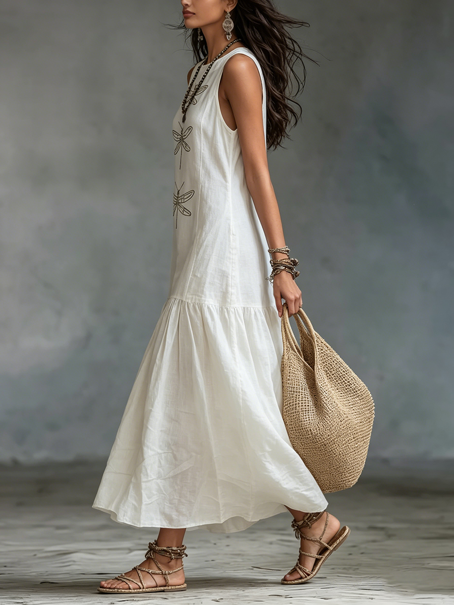 Geneva | Sleeveless maxi dress