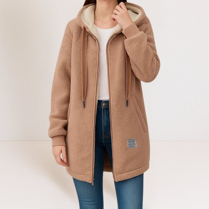 Marina Cosy Everyday Fleece Jacket fabric