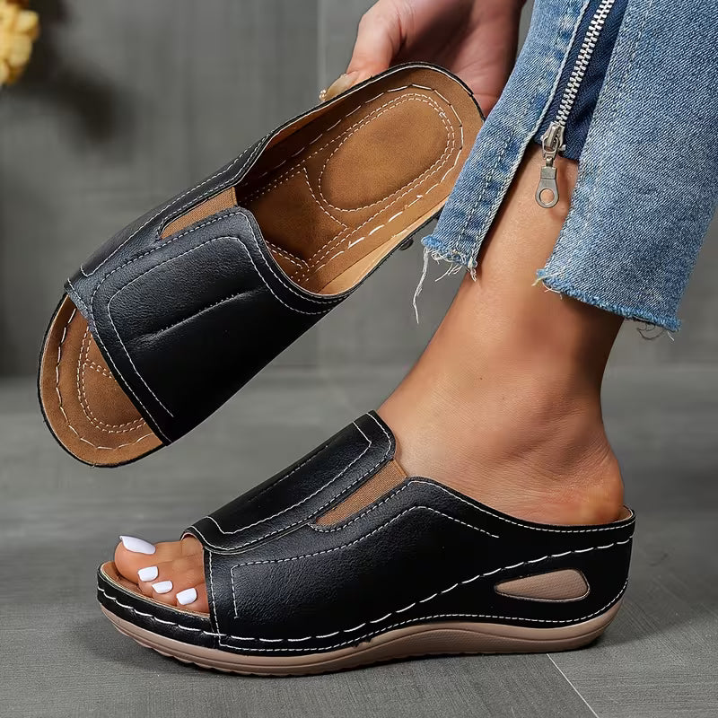 Naomi | Comfortable casual wedge sandals