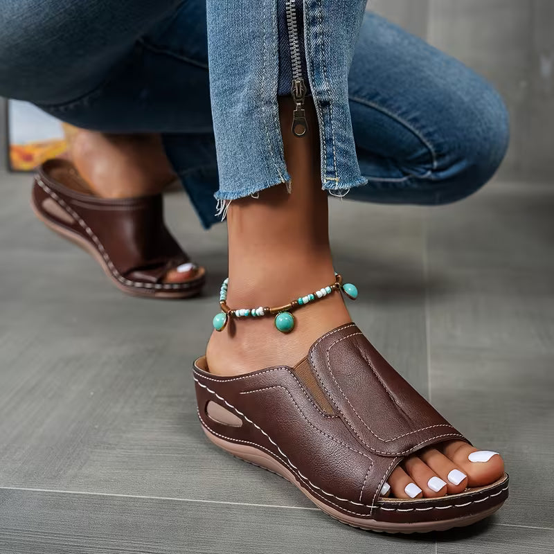 Naomi | Comfortable casual wedge sandals