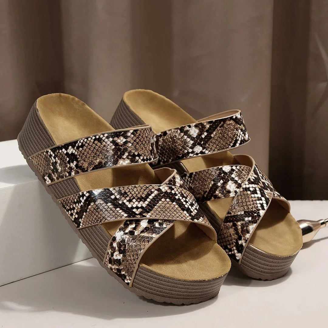 Abigail™ – Orthopaedic Leather Strap Sandals