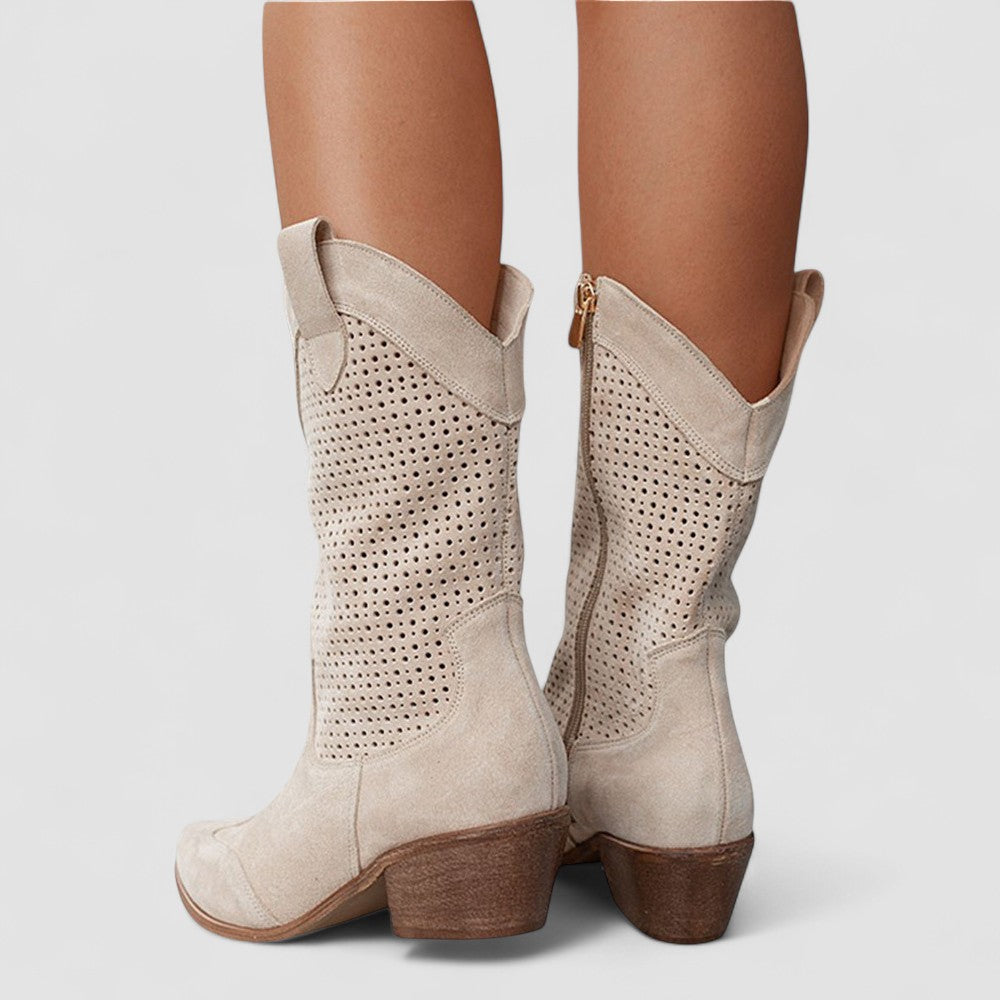 Wren Orthopaedic Boots - Beige detail 3