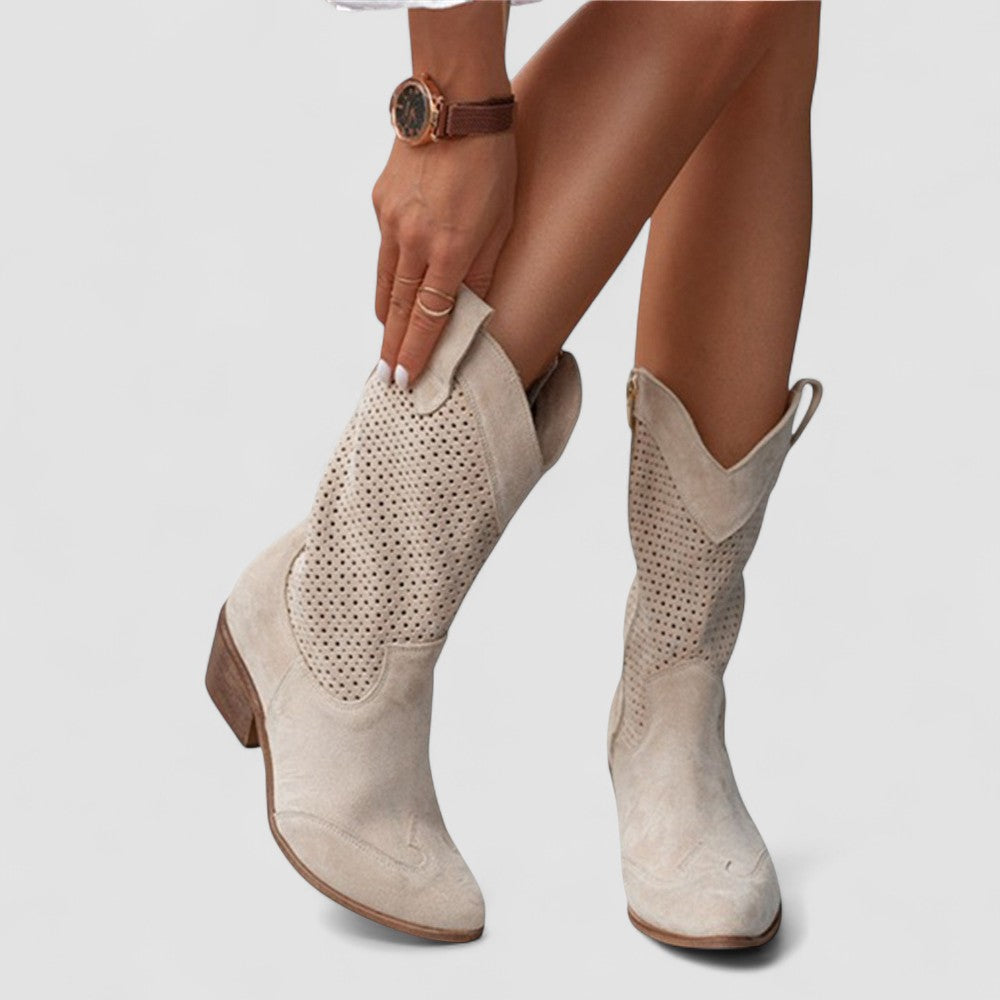 Wren Orthopaedic Boots - Beige