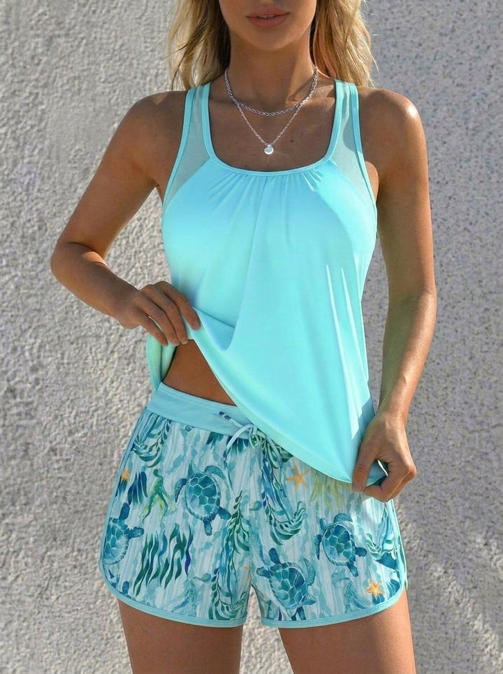 Silvia | Oceanic Tankini with Shorts