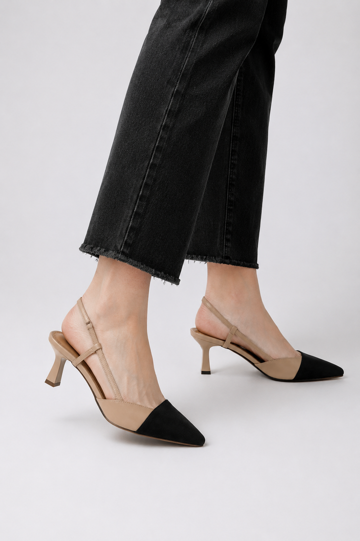 Bianca | Elegant Slingback Court Shoes