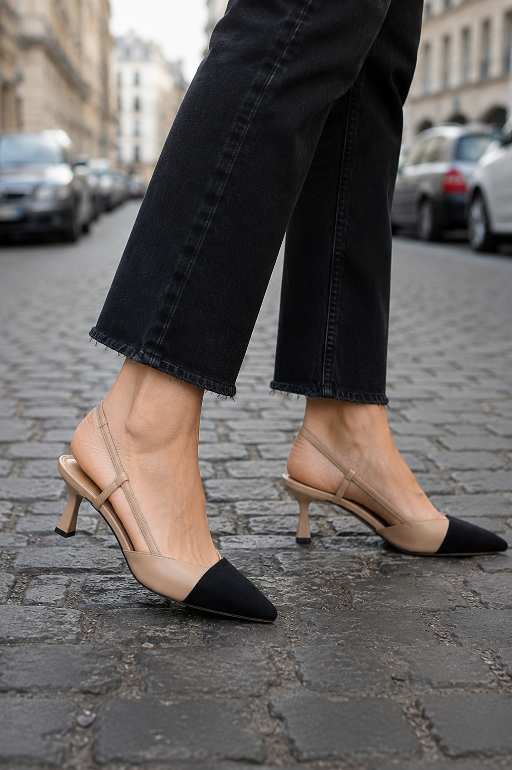 Bianca | Elegant Slingback Court Shoes
