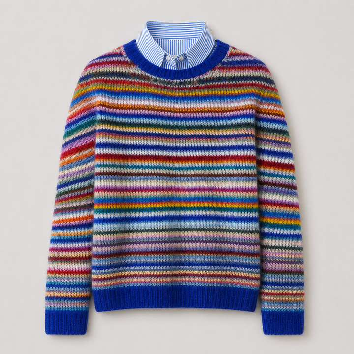 Megan Heritage Nordic Knit Jumper detail 1