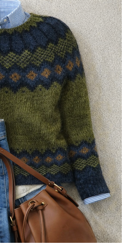 Jessica Heritage Nordic Knit Jumper detail 3