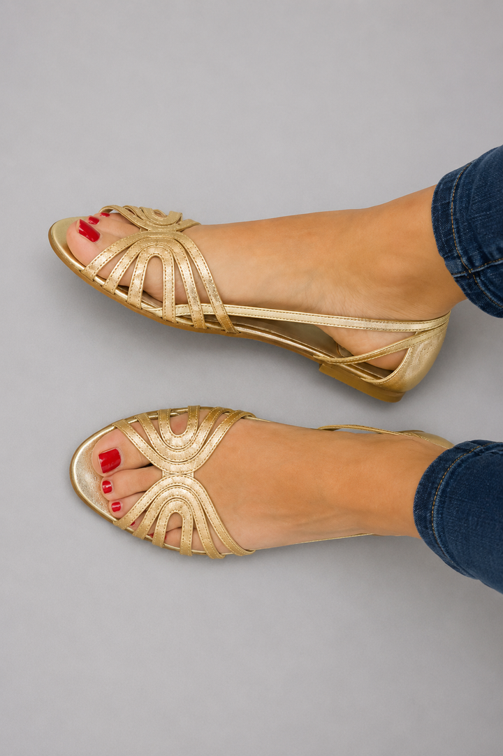 Solea | Thin Strap Flat Sandals