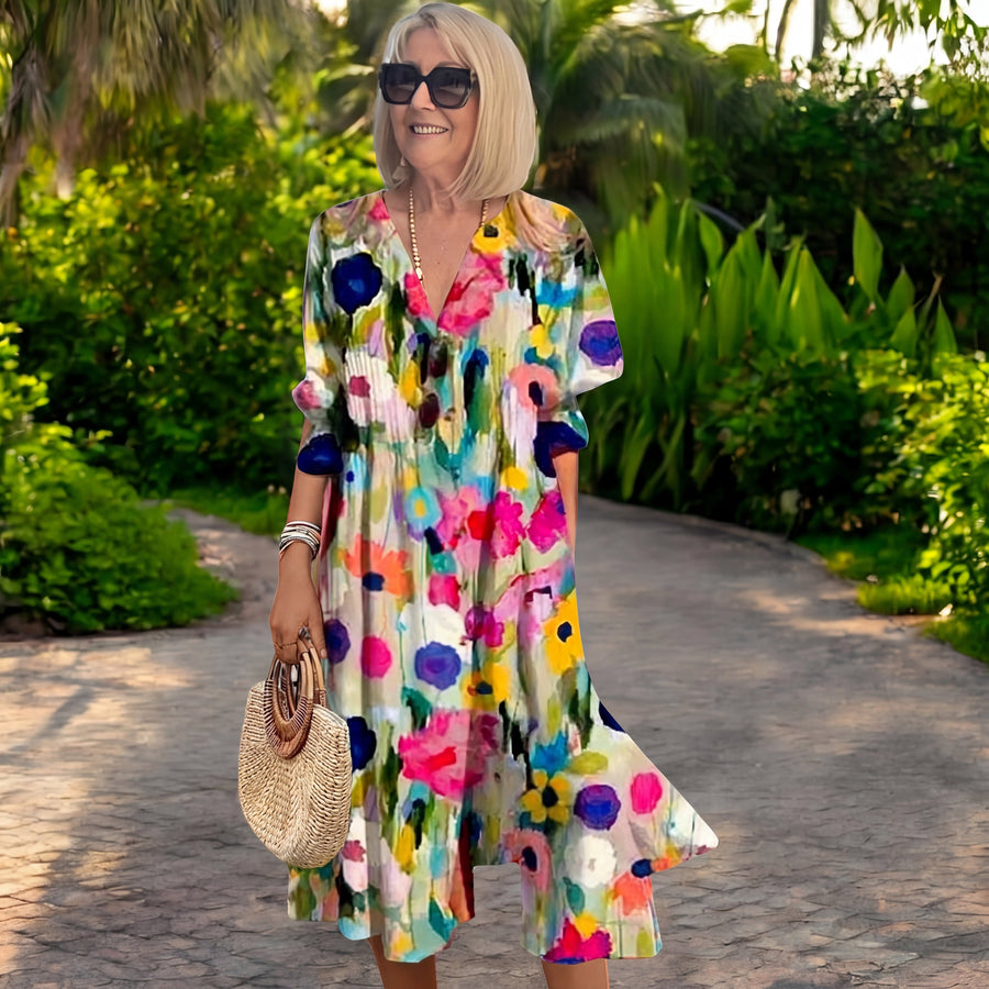 Zariah | Elegant Long Bohemian Style Dress