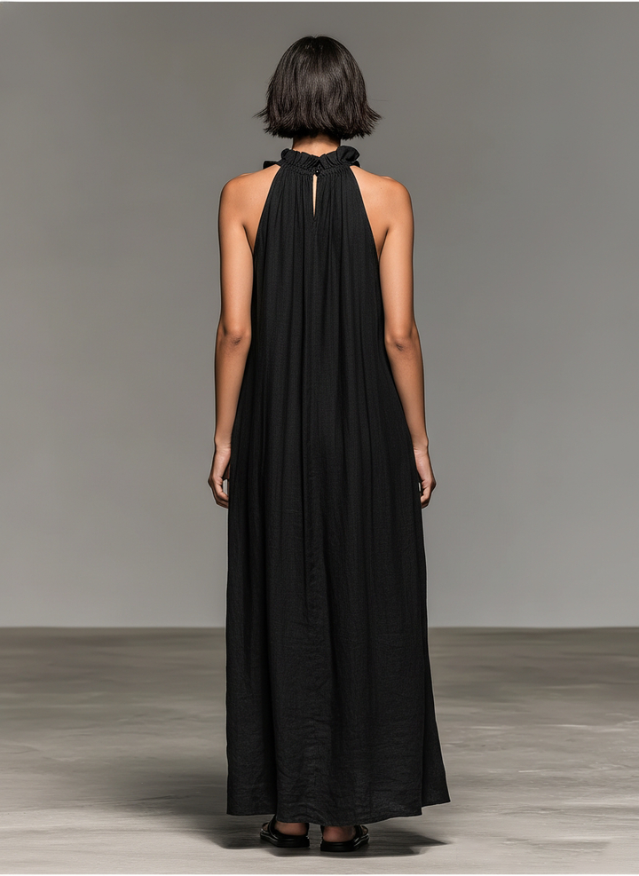 Lua | Sleeveless Ruffle Maxi Dress