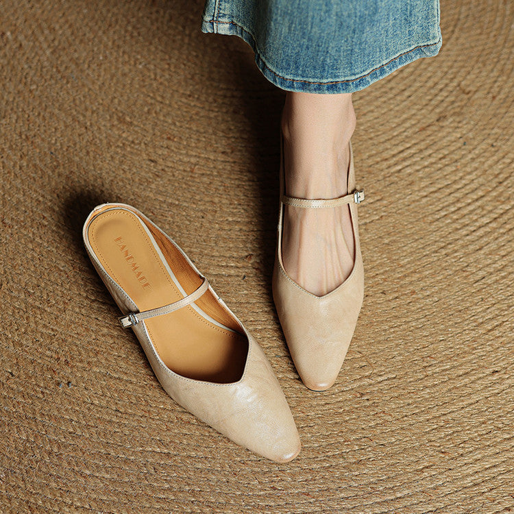Renata | Mules in Genuine Leather