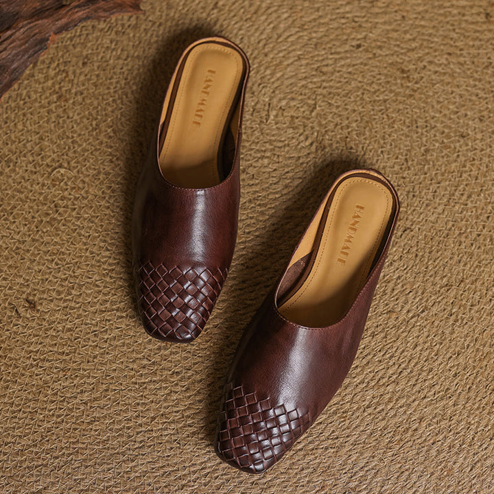 Dalvi Genuine Leather Mules