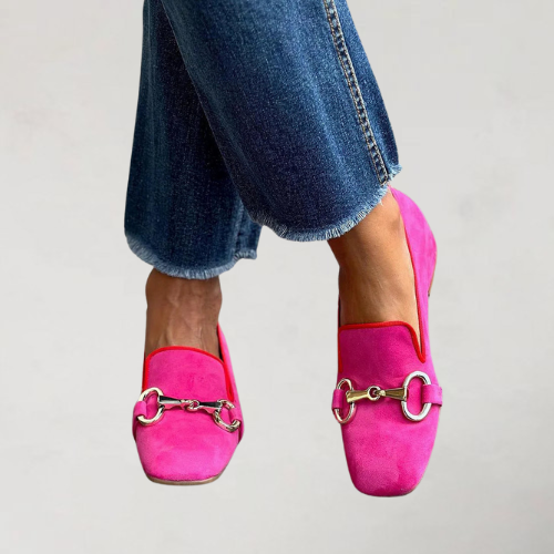 Franca | Loafer with Golden Buckle