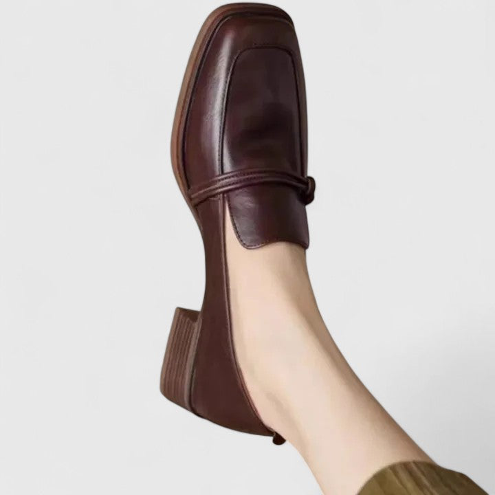 Tiziana | Retro Loafer with Square Toe