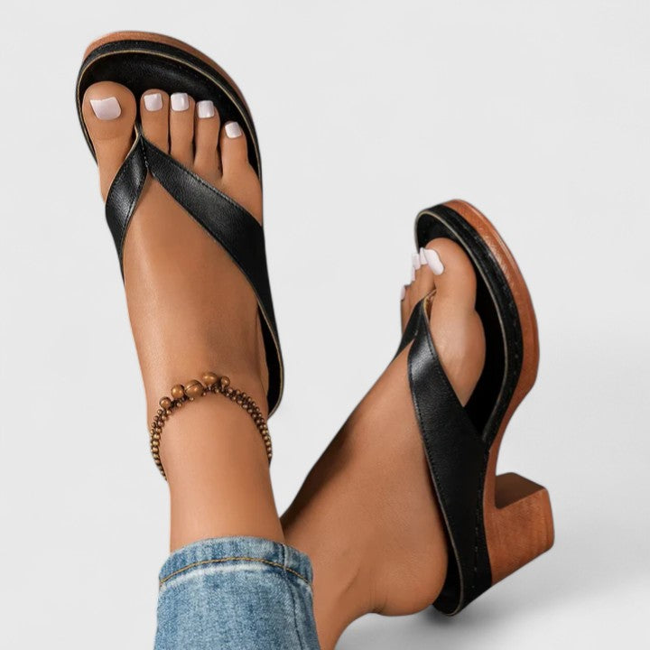 Orthopaedic Occasion Real Leather Heels