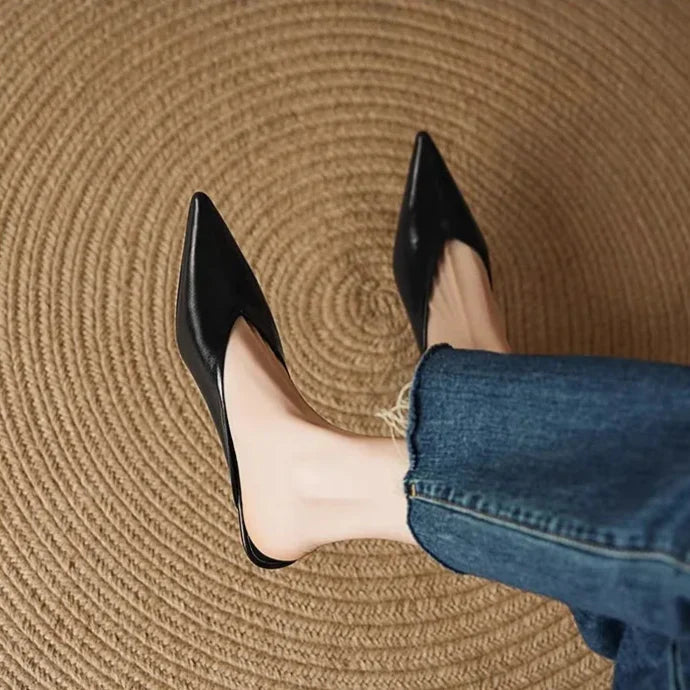 Eneva Leather Mules
