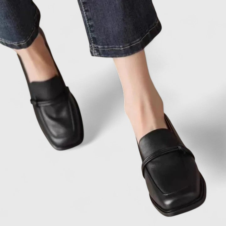 Tiziana | Retro Loafer with Square Toe