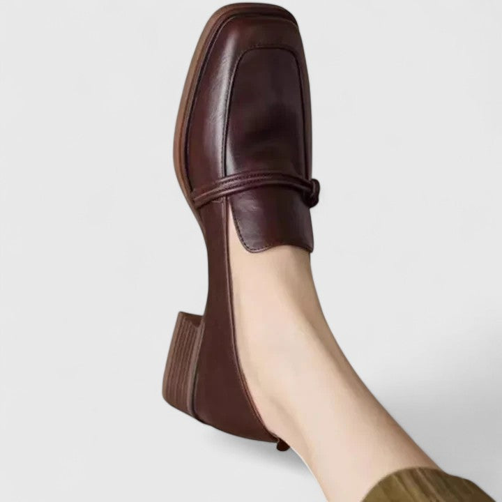 Tiziana | Retro Loafer with Square Toe