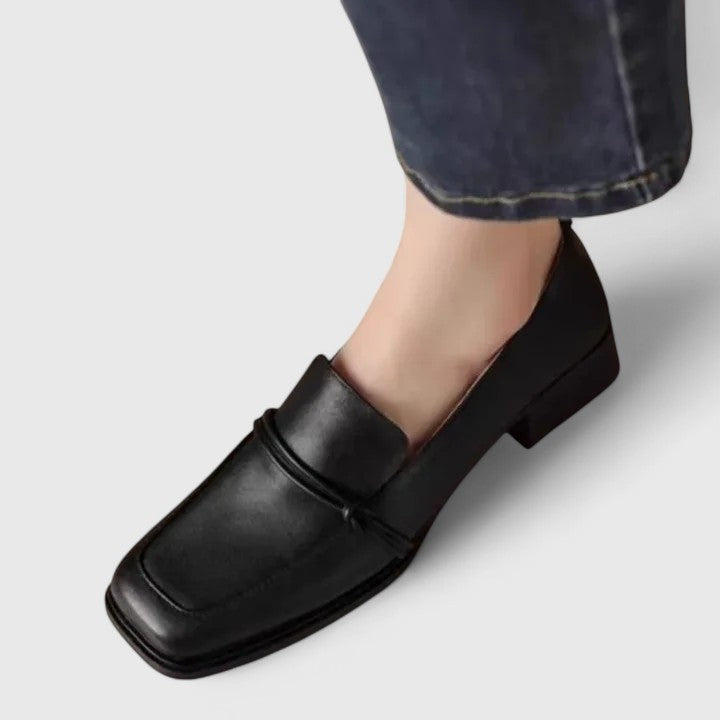 Tiziana | Retro Loafer with Square Toe